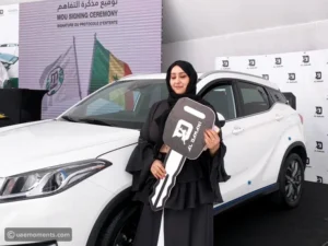 تولید اولین خودروی برقی امارات به دست یک بانو
